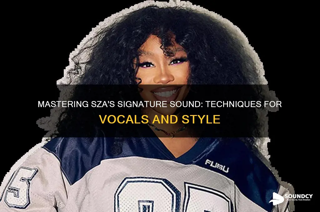 how to sound like sza