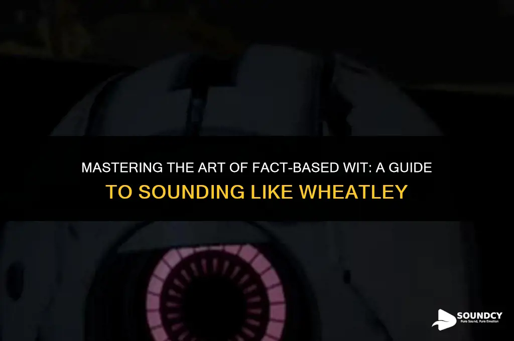 how to sound like the fact sphere in portal