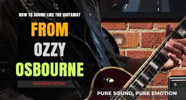 Mastering the Guitar Tone of Ozzy Osbourne: A Step-by-Step Guide