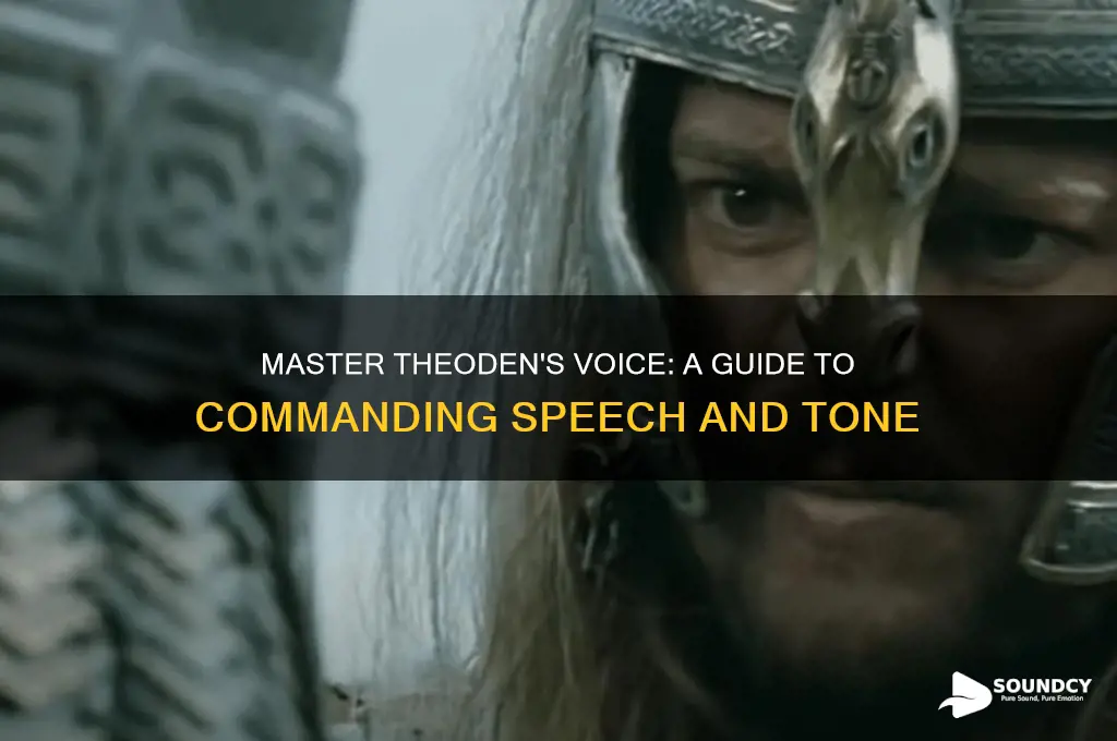 how to sound like theoden