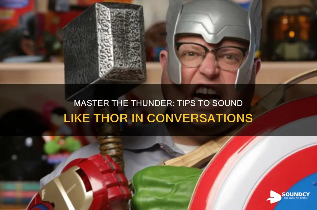 how to sound like thor