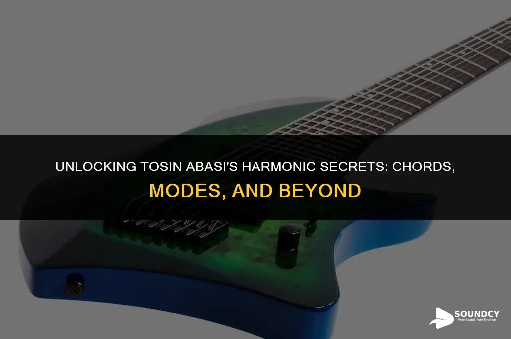 how to sound like tosin abasi chords modes harmonic