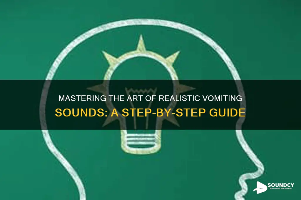 how to sound like vomiting