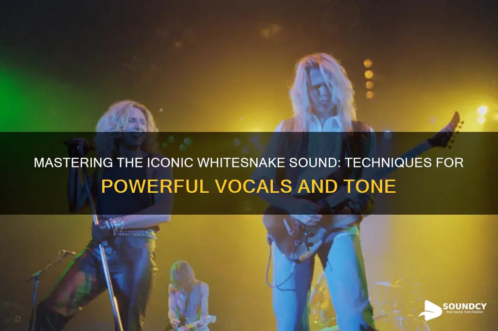 how to sound like whitesnake