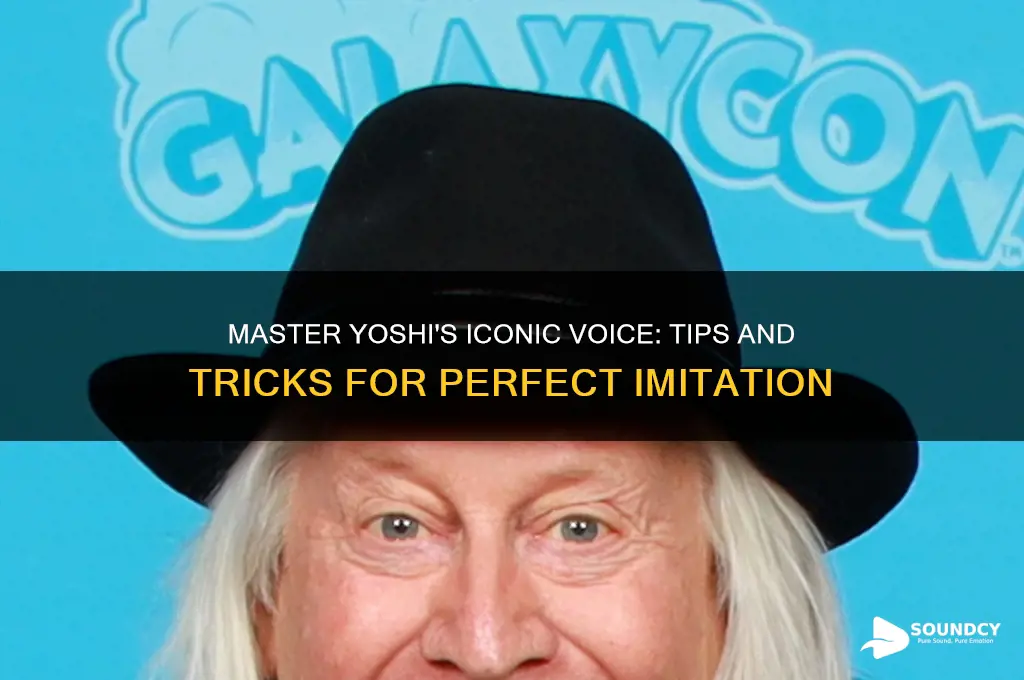 how to sound like yoshi