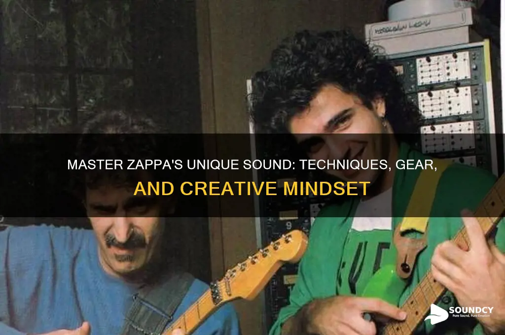 how to sound like zappa
