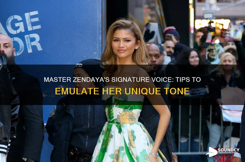 how to sound like zendaya