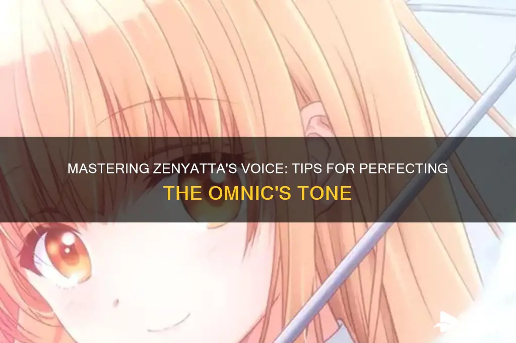 how to sound like zenyatta