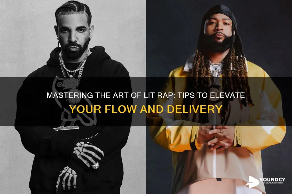 how to sound lit rap