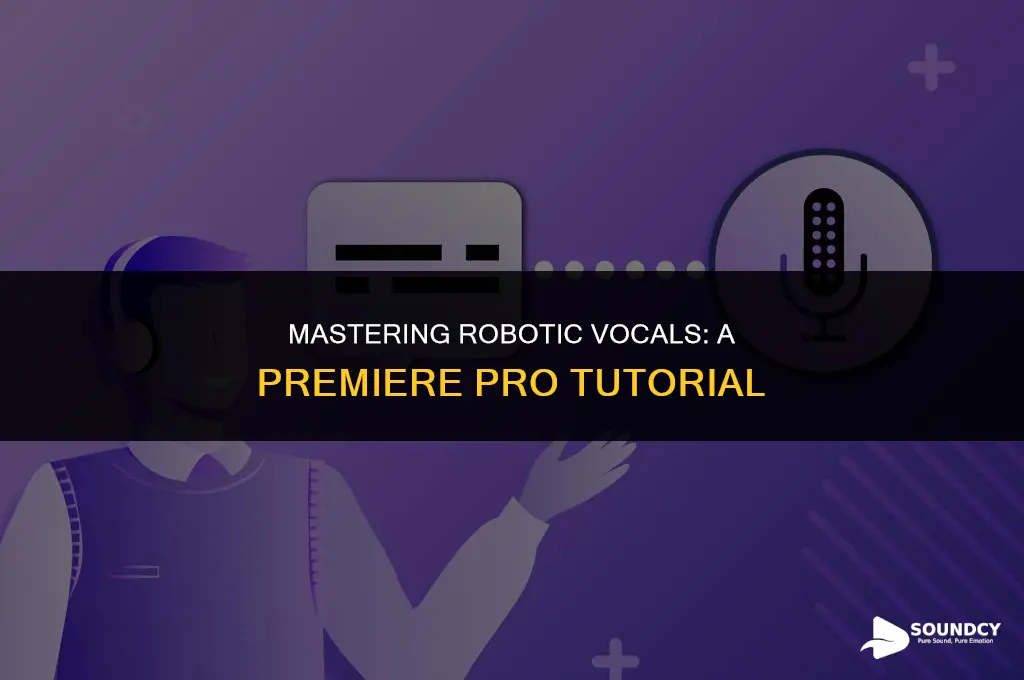 how to sound louike a robot in premier pro