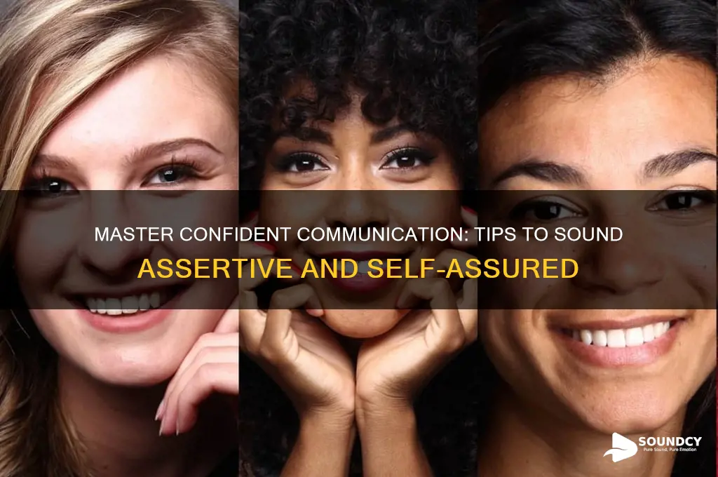 how to sound more confident