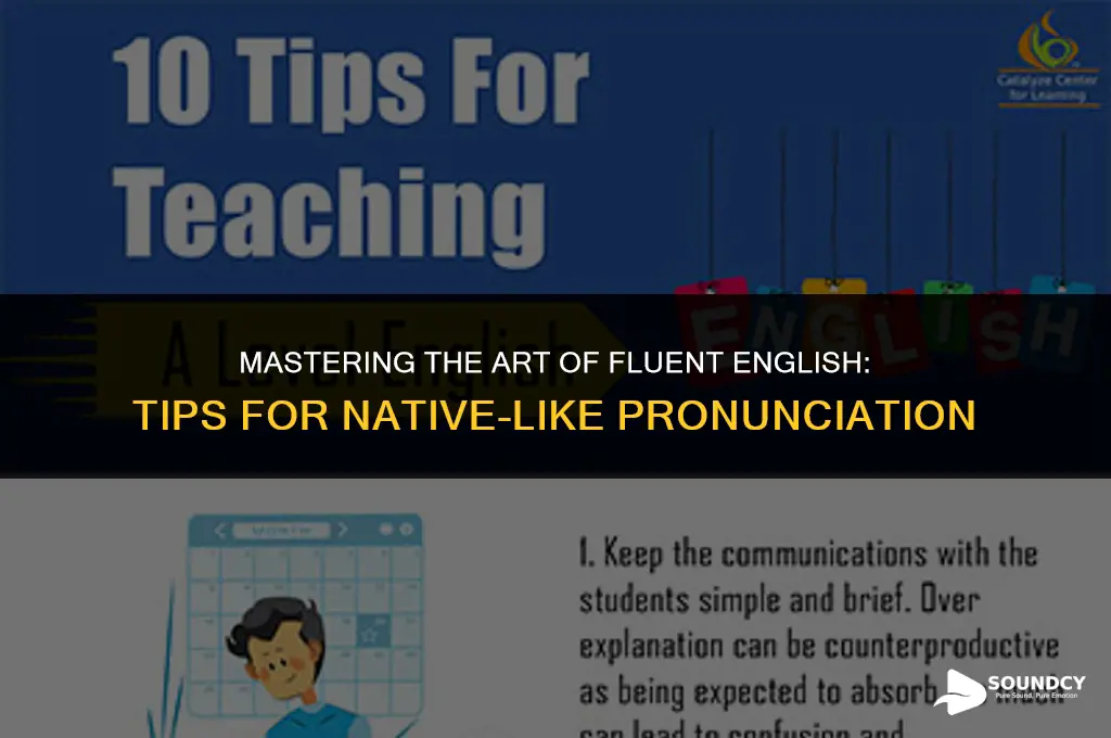 how to sound more like a native english speaker
