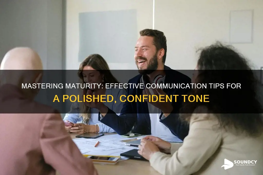 how to sound more mature