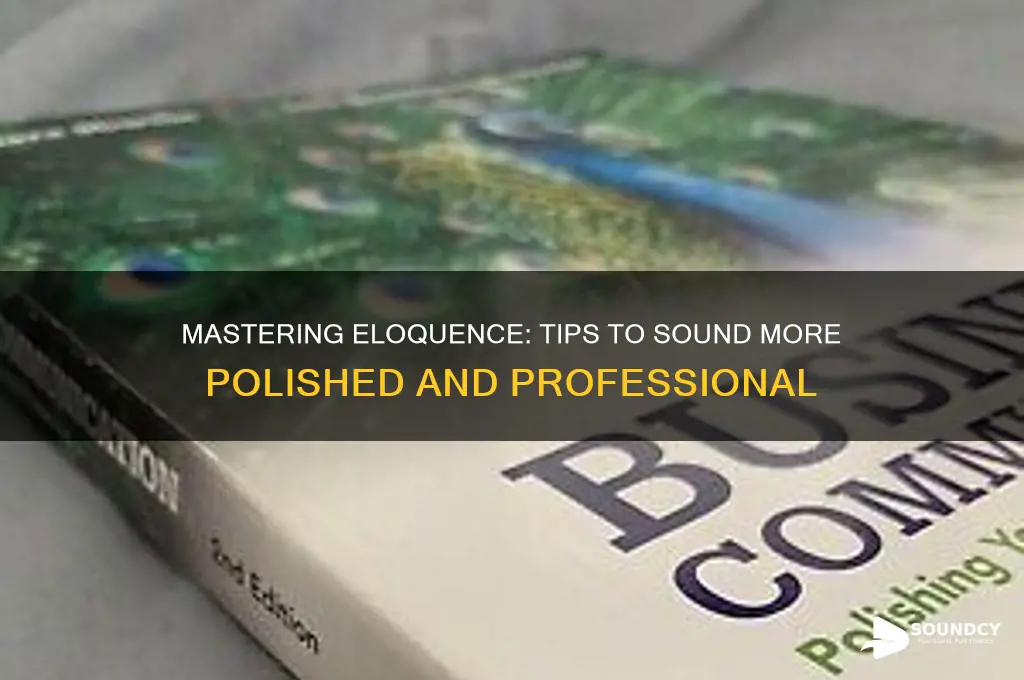 how to sound more polished