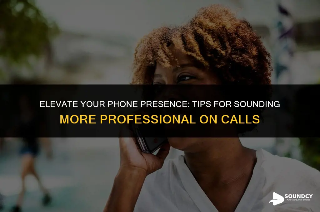 how to sound more professional on the phone app