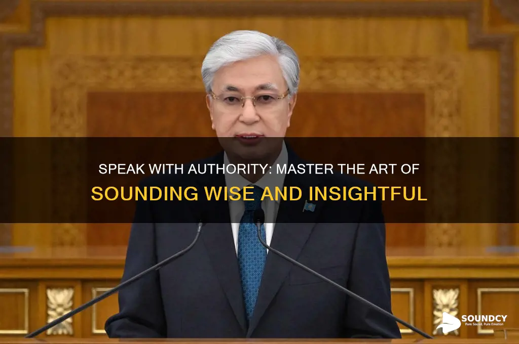 how to sound more wise