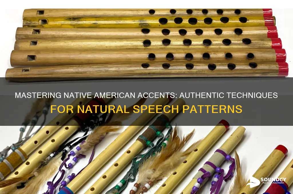 how to sound native american