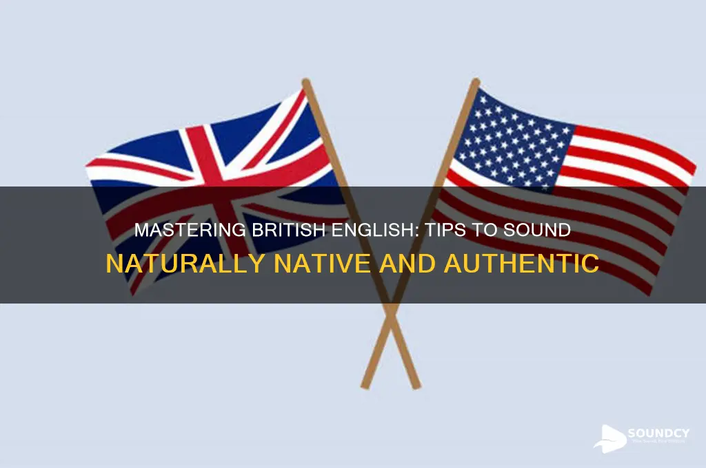 how to sound native british