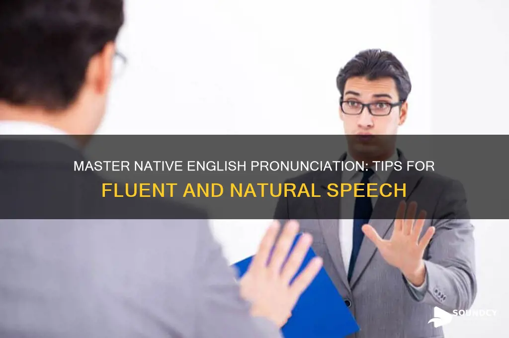 how to sound native english