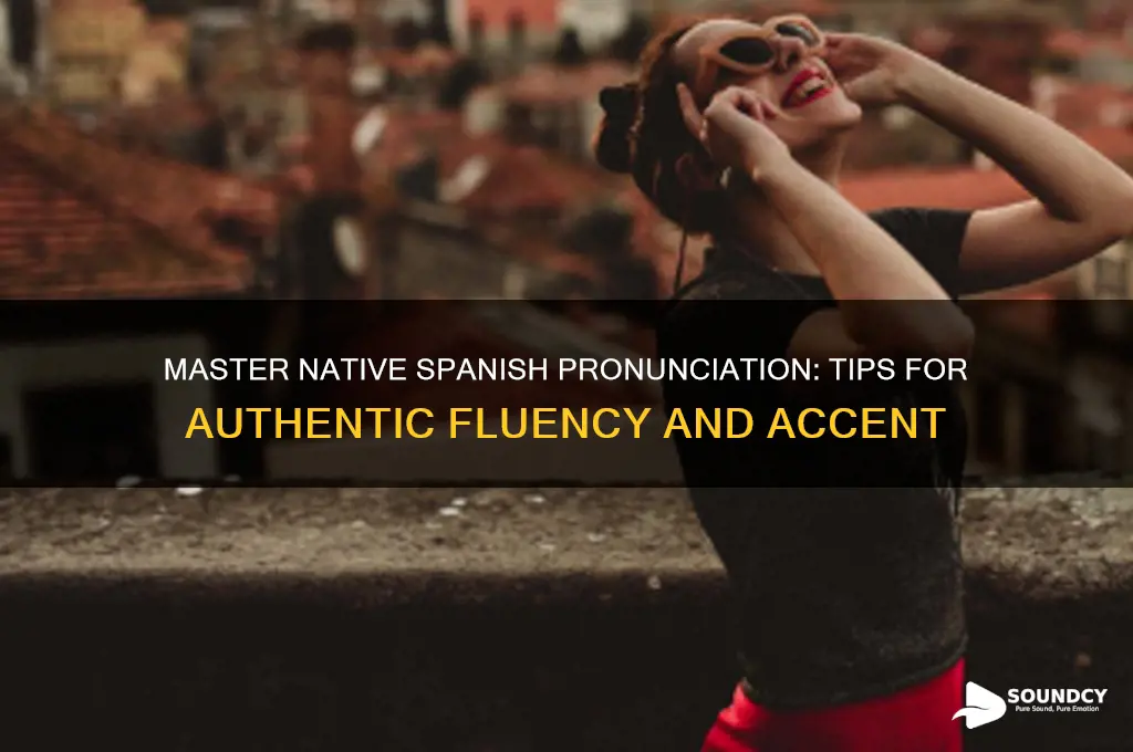 how to sound native spanish