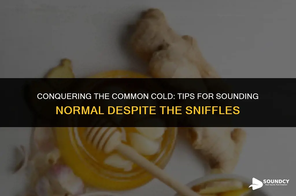 how to sound normal when you have a cold