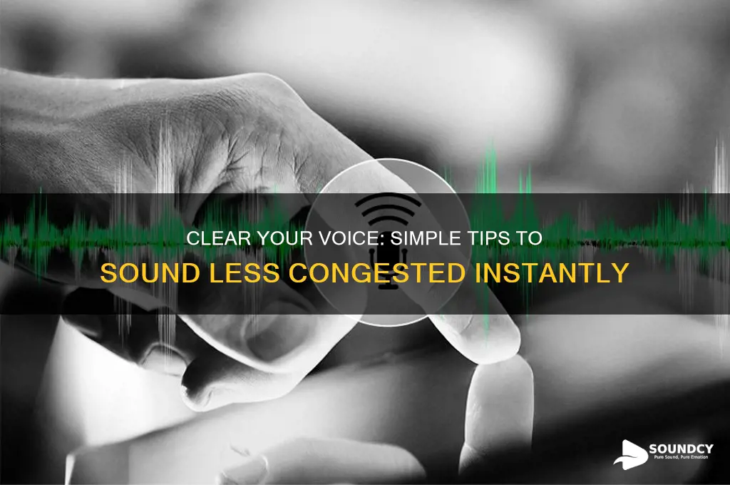 how to sound not congested
