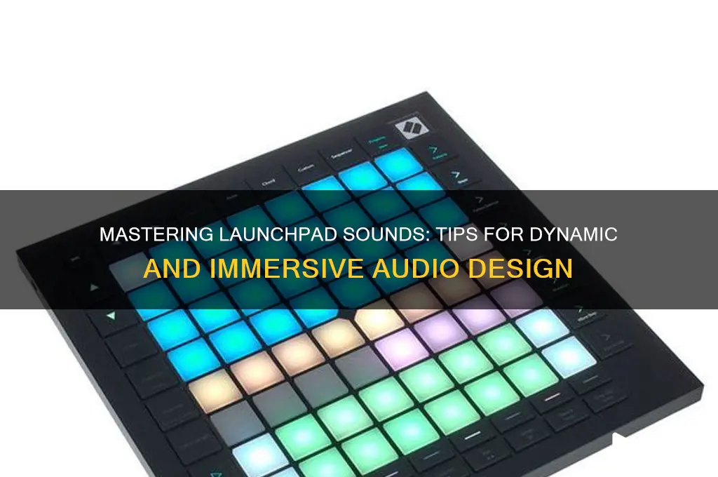 how to sound on launchpads