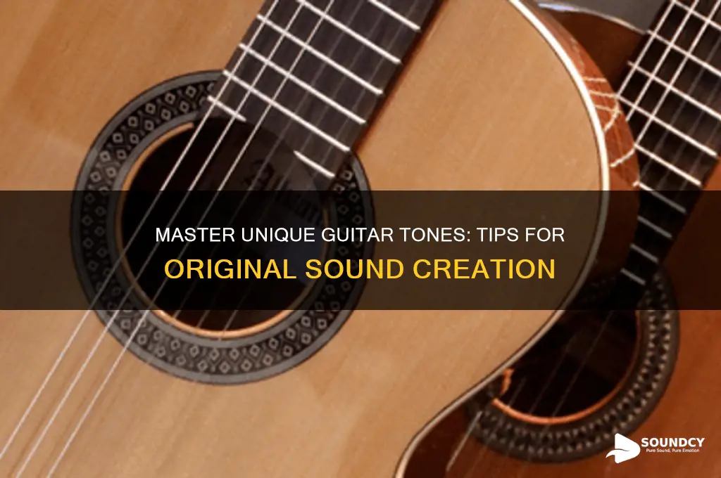 how to sound original guitar