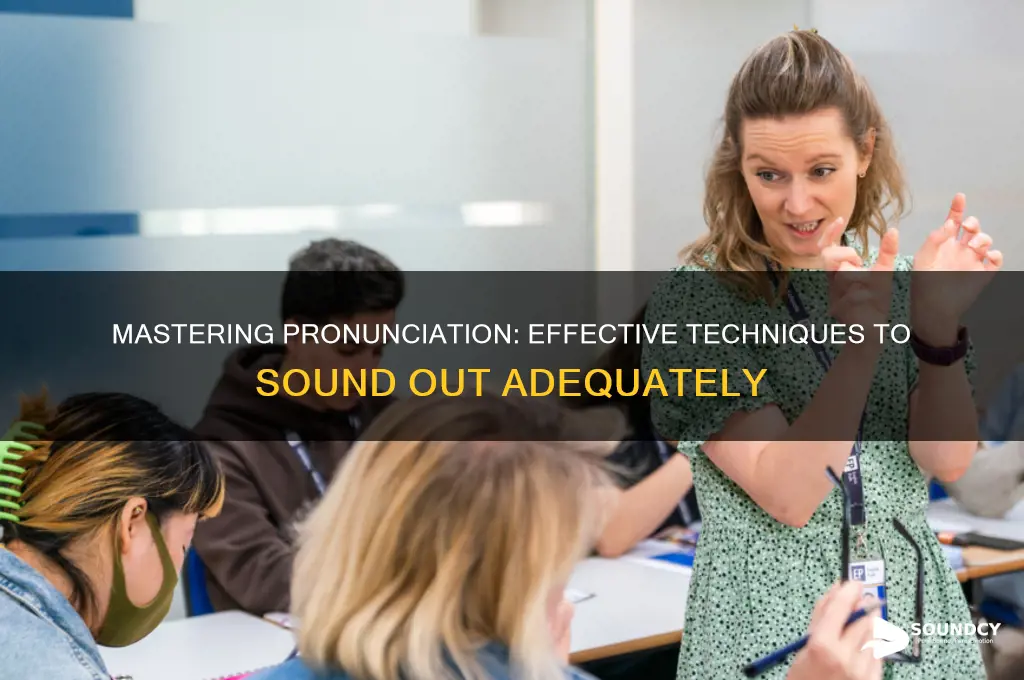 how to sound out adequate