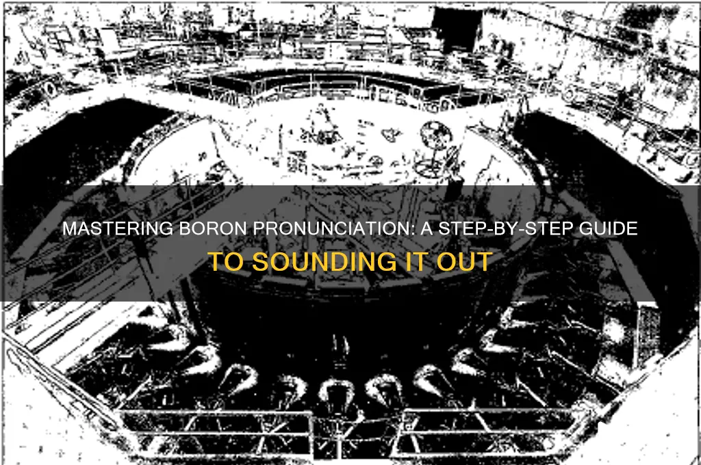 how to sound out boron