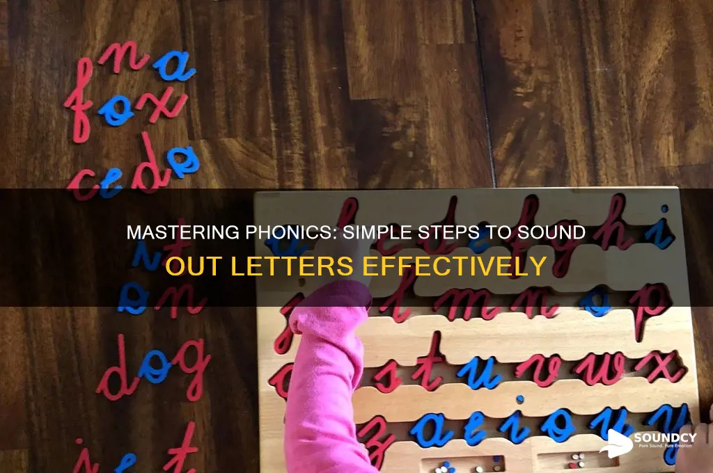 how to sound out letters