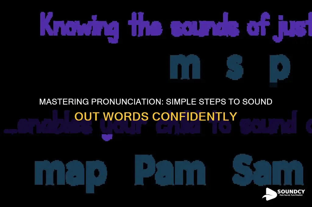 how to sound out our