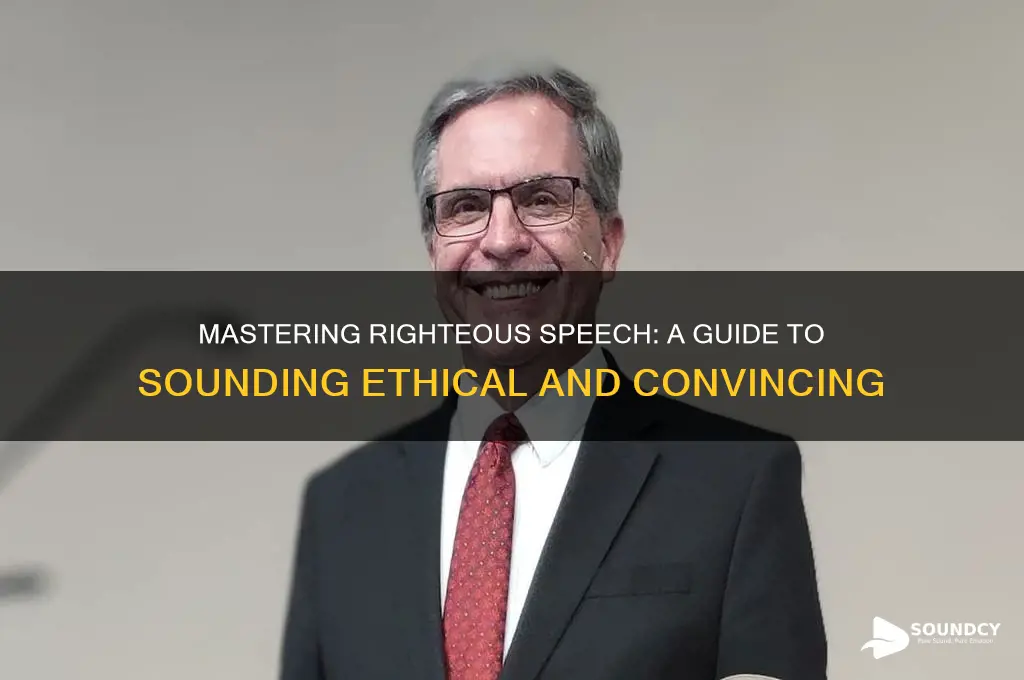 how to sound out righteous
