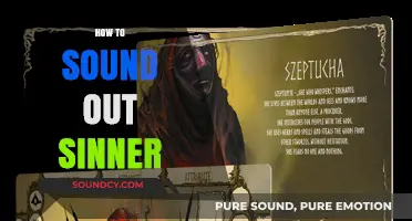 Mastering Pronunciation: How to Sound Out 'Sinner' with Confidence