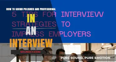 Ace Your Interview: Tips for Sounding Polished and Professional