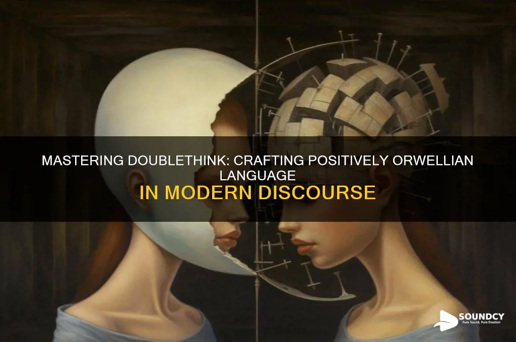 how to sound positively orwellian