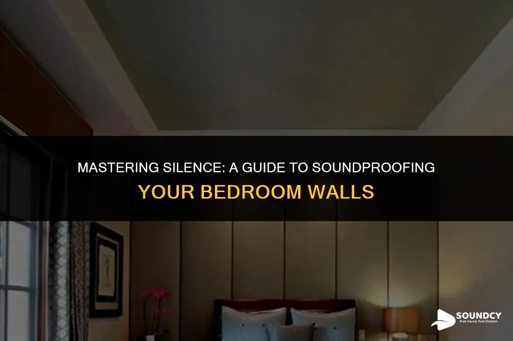 how to sound proof a bedroom inside the wall