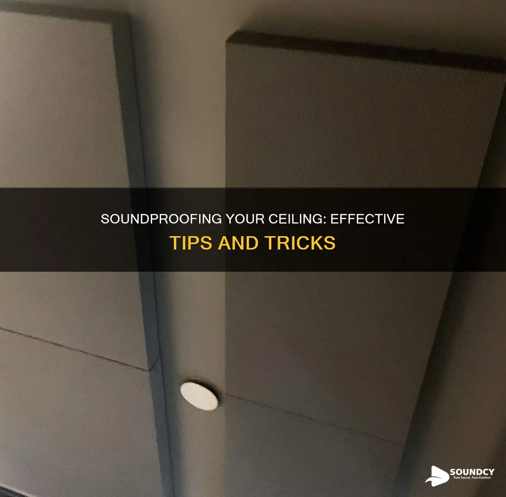 how to sound proof a ceiling