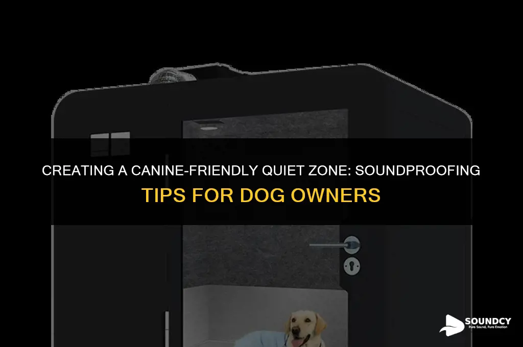 how to sound proof a room for a dog