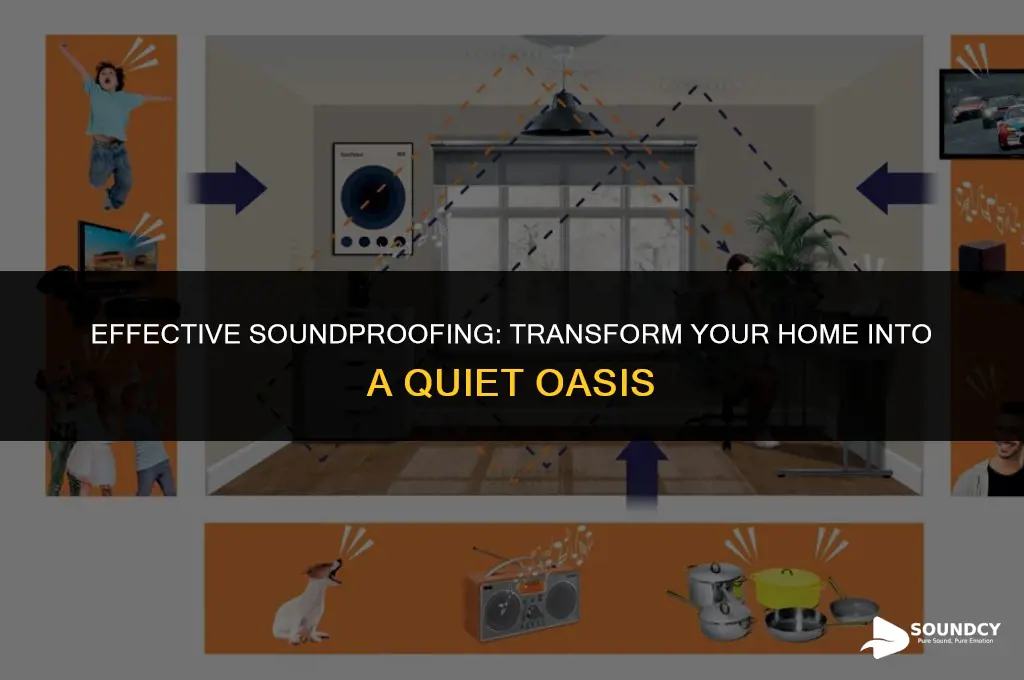 how to sound proof an area in your home
