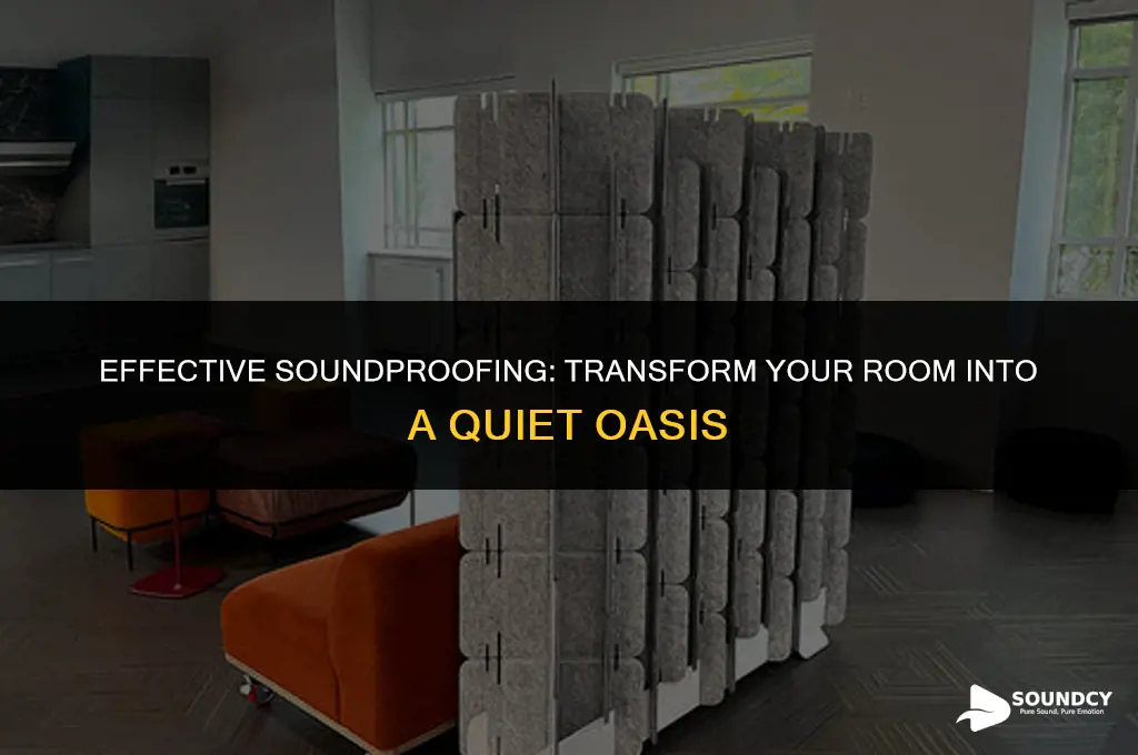 how to sound proof an area of your room