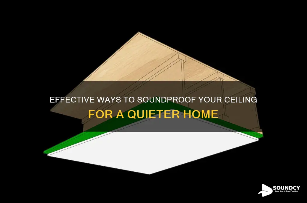 how to sound proof ceiling