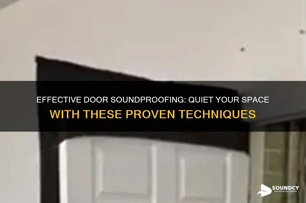 how to sound proof door