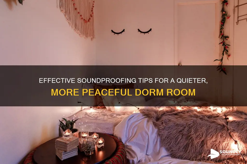 how to sound proof dorm