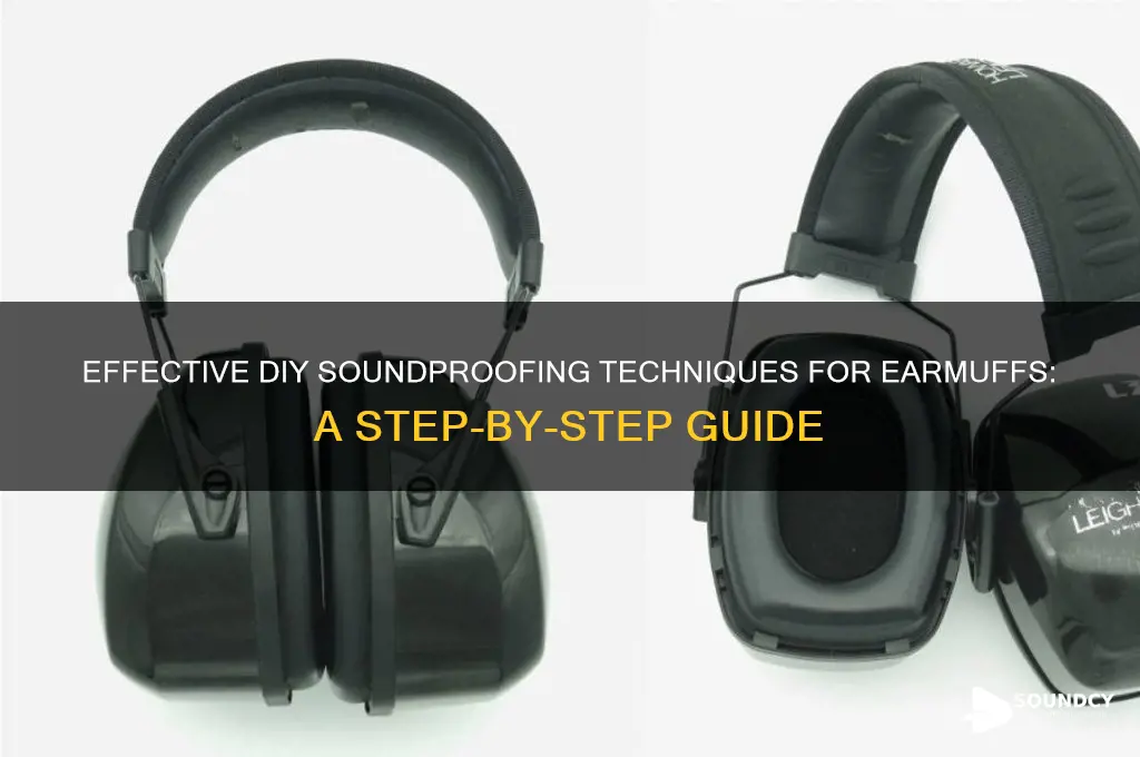how to sound proof earmuffs