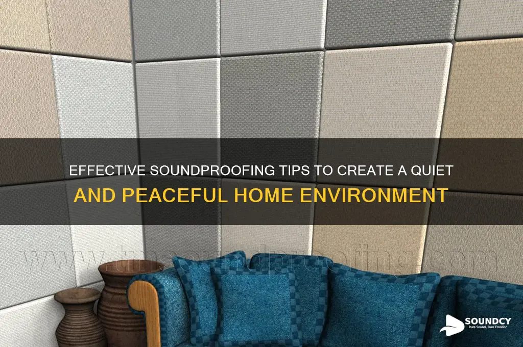 how to sound proof home