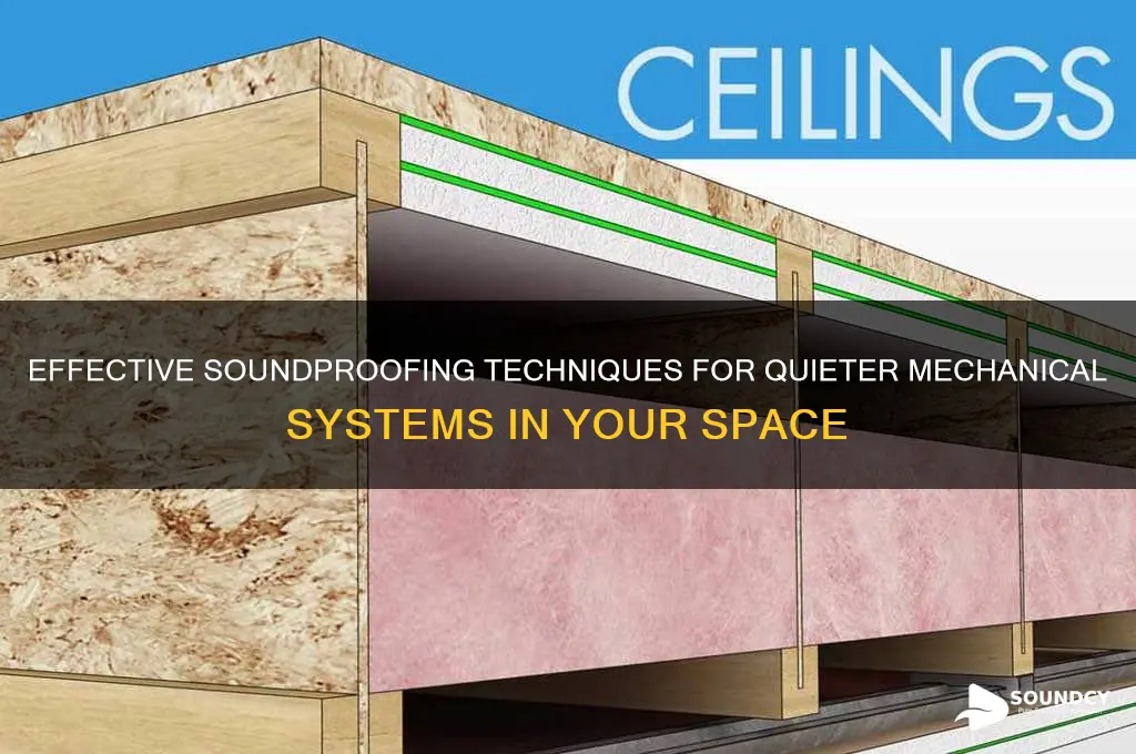 how to sound proof mechanicals