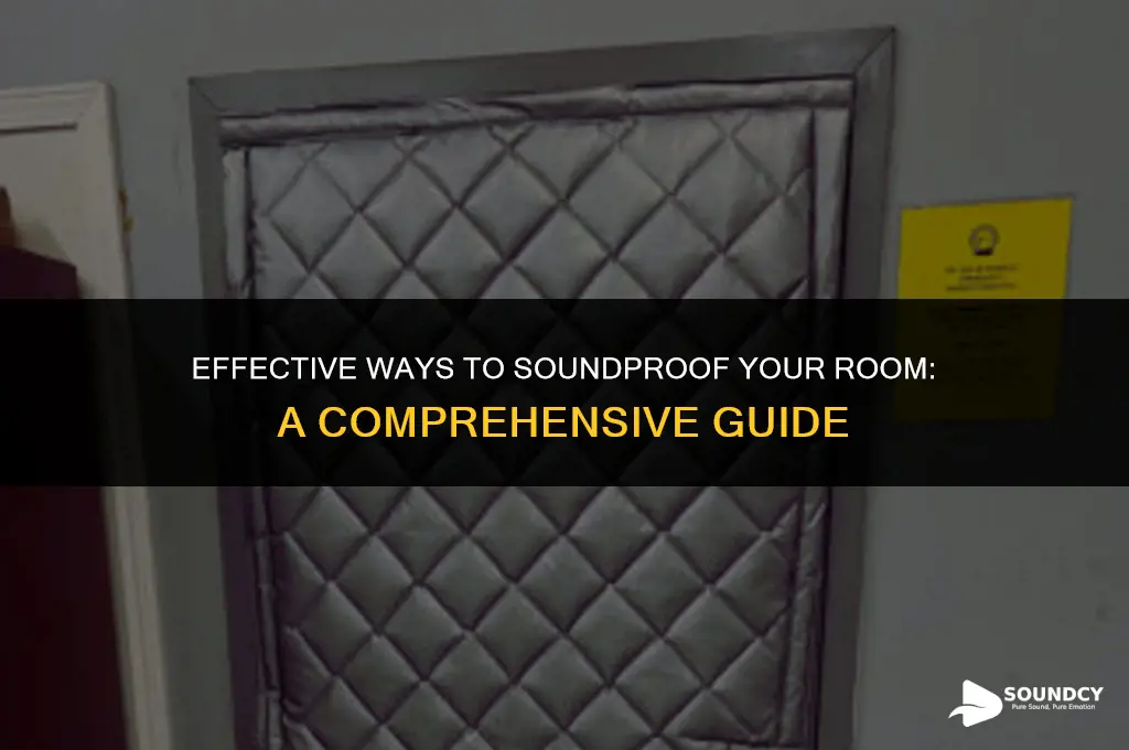 how to sound proof my room in the door
