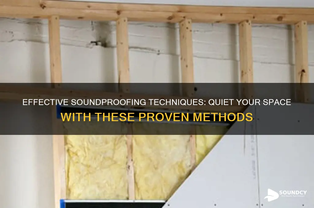 how to sound proof something