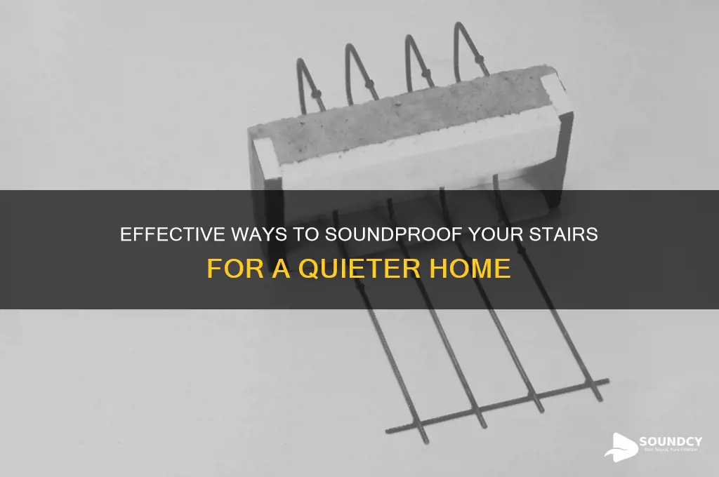 how to sound proof stairs